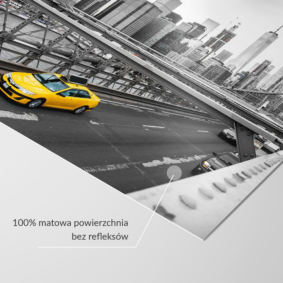 Fototapeta - miasto, most, taksówka