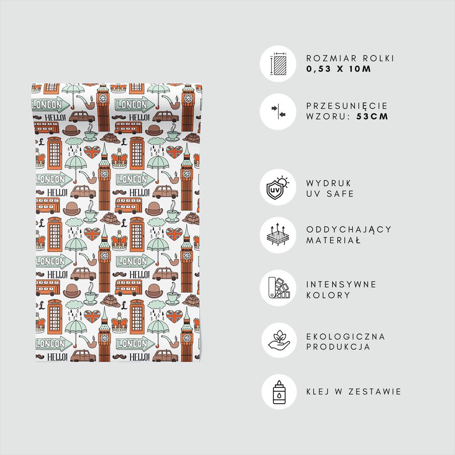 Tapeta - Londyn, autobus, korona