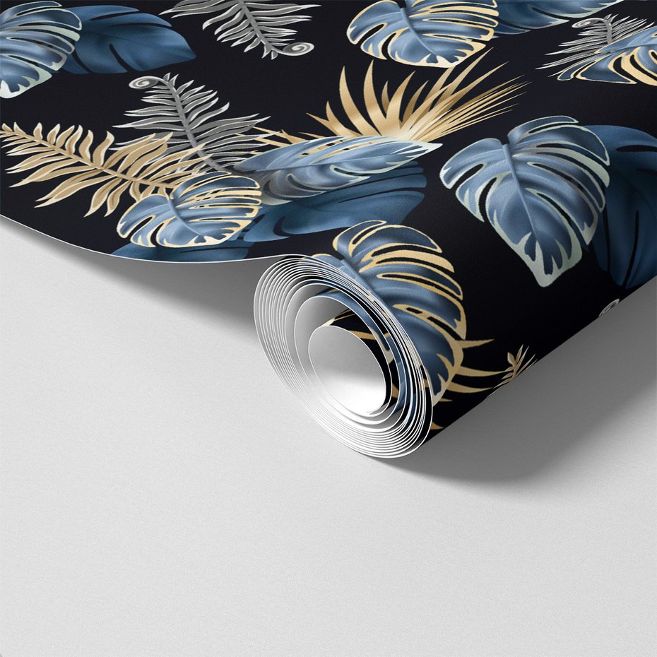 Tapeta - liście, natura, elegancja