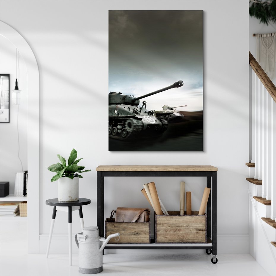 Obraz na płótnie - czołgi, wojna, pojazdy