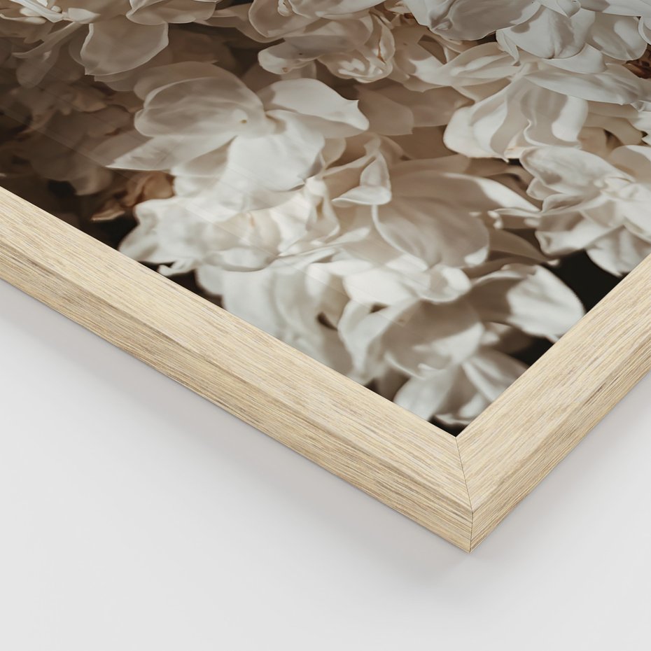 Zestaw obrazy w ramie, plakaty - kwiaty, róże, bukiet - rama drewno