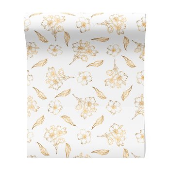 Tapeta - kwiaty, liście, tło