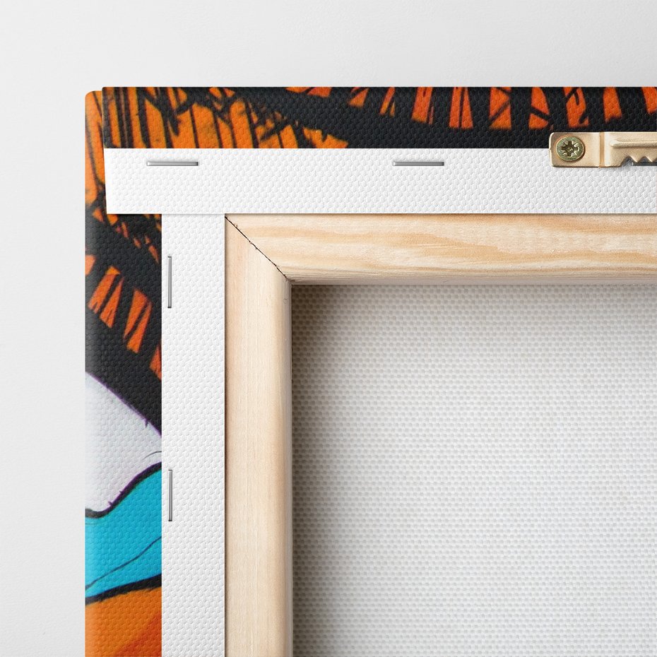 Obraz na płótnie - oko, grafika, abstrakcja