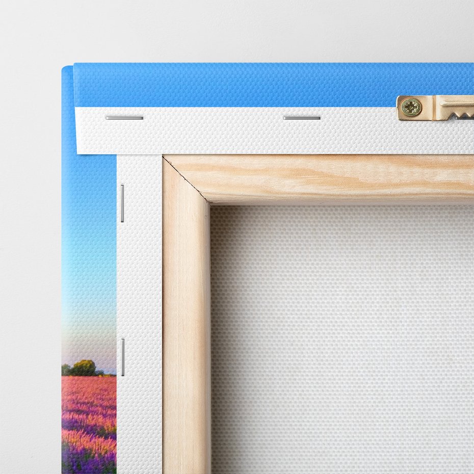 Obraz na płótnie - lawenda, pole, krajobraz