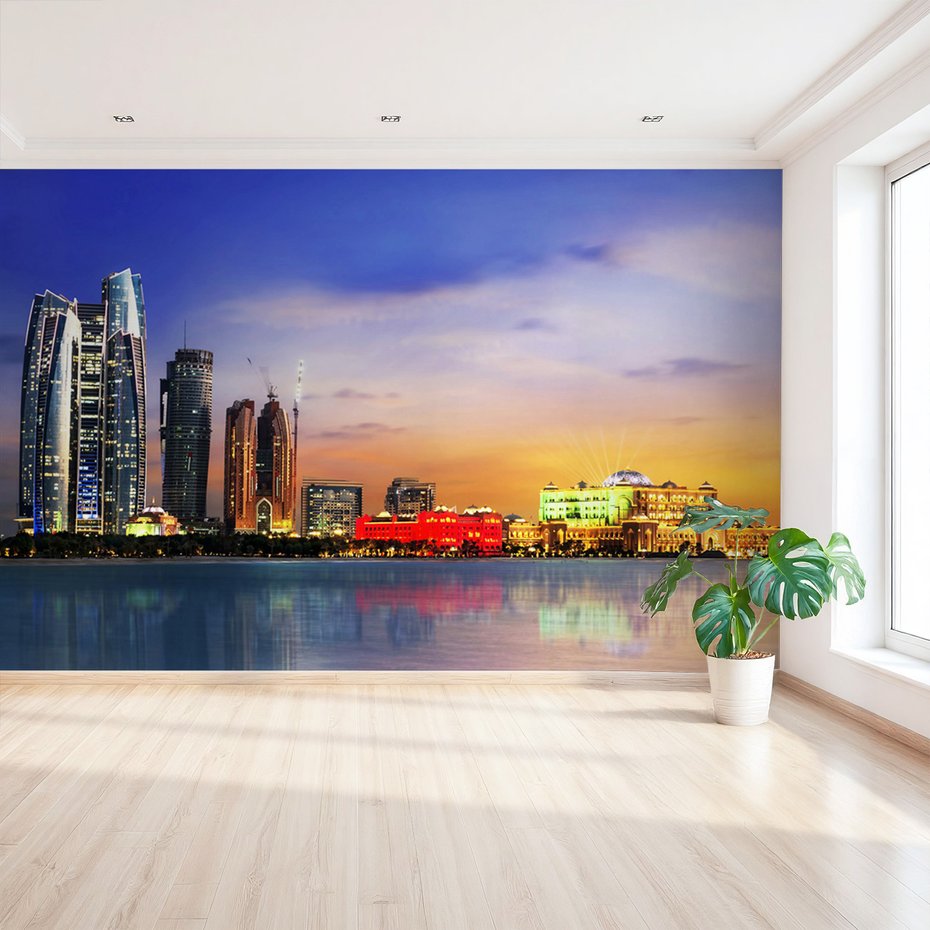 Fototapeta - miasto, woda, budynki