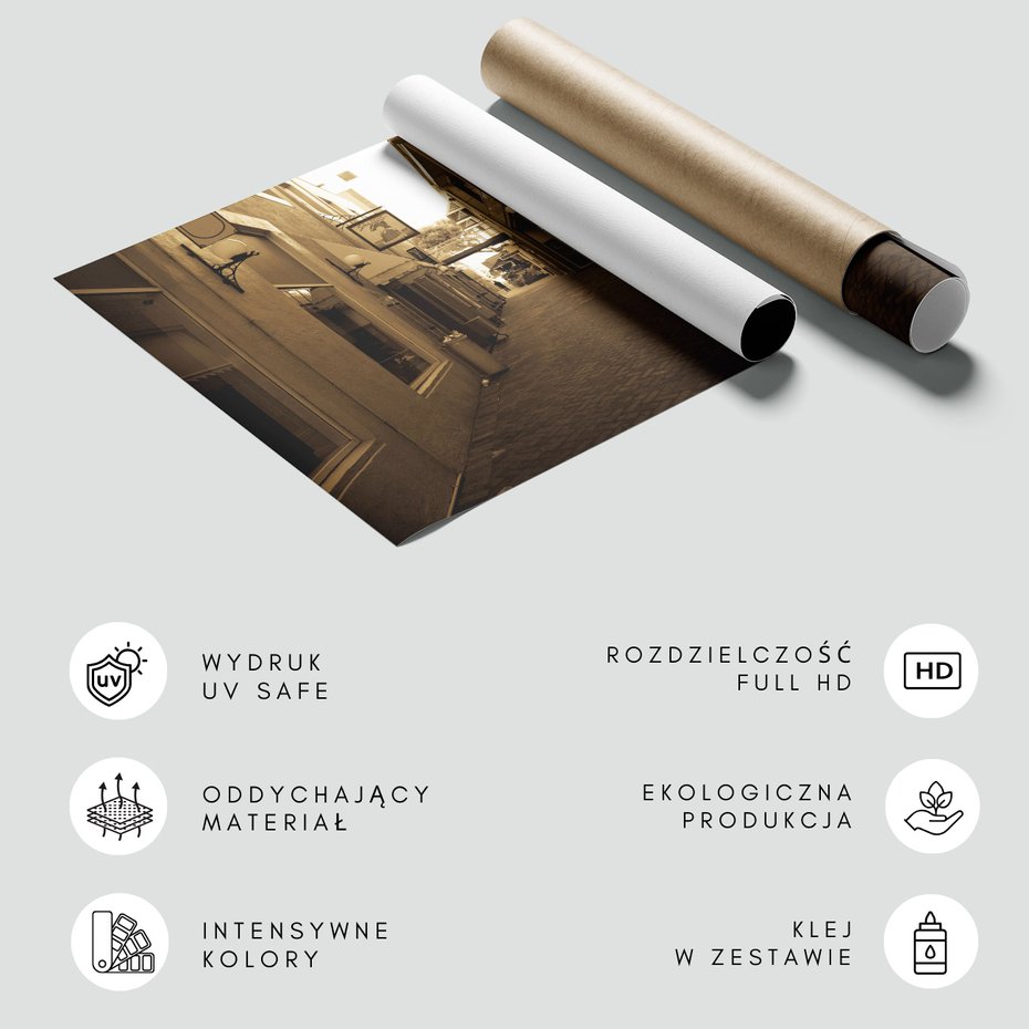 Fototapeta - uliczka, miasto, budynki