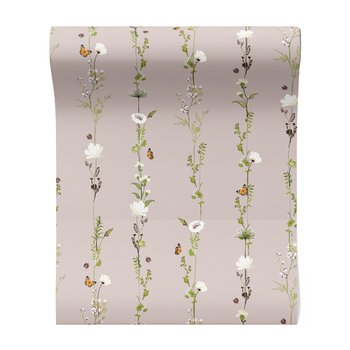 Tapeta - kwiaty, motyle, rośliny