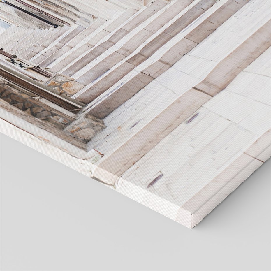 Obraz na płótnie - uliczka, schody, miasto