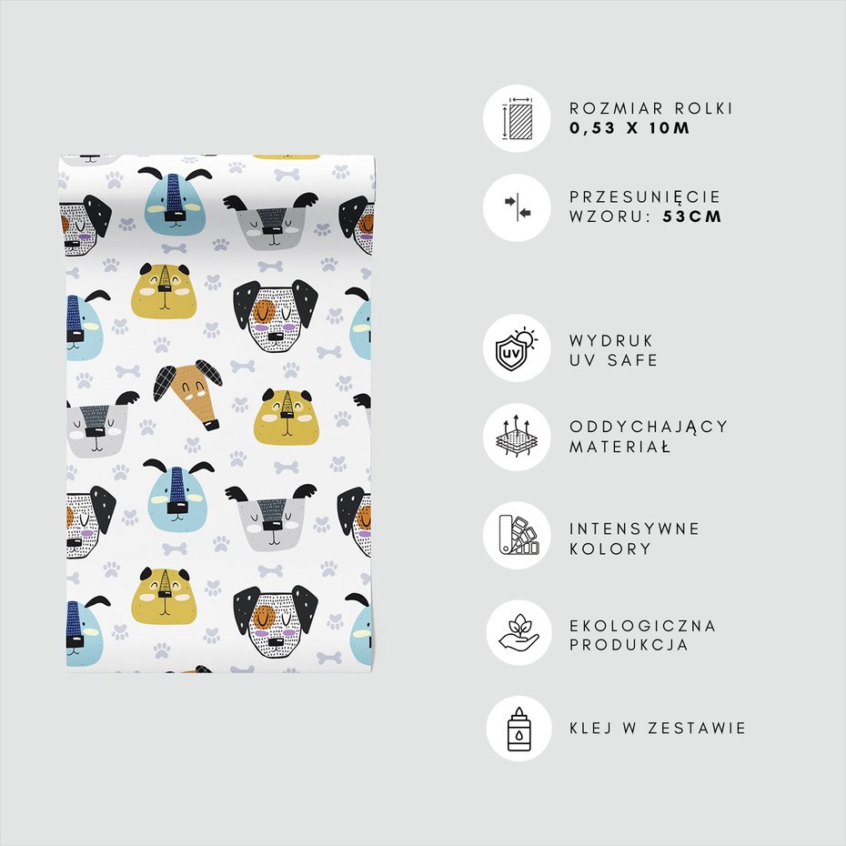 Tapeta - dziecięca, pies, kość,