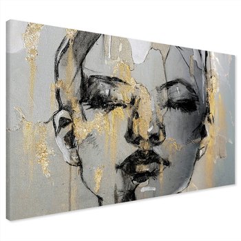 Obraz na płótnie - portret, abstrakcja, kobieta