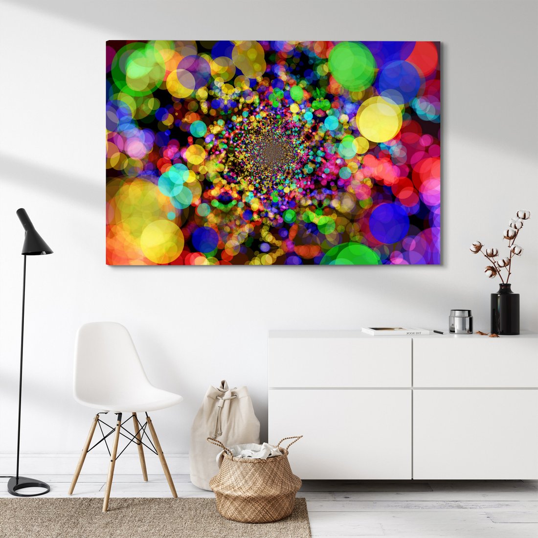 Obraz na płótnie - abstrakcja, kolory, światło