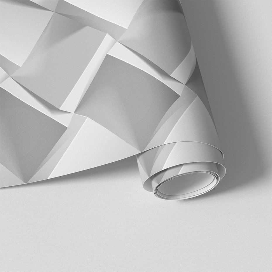 Tapeta - kostka, geometria, iluzja