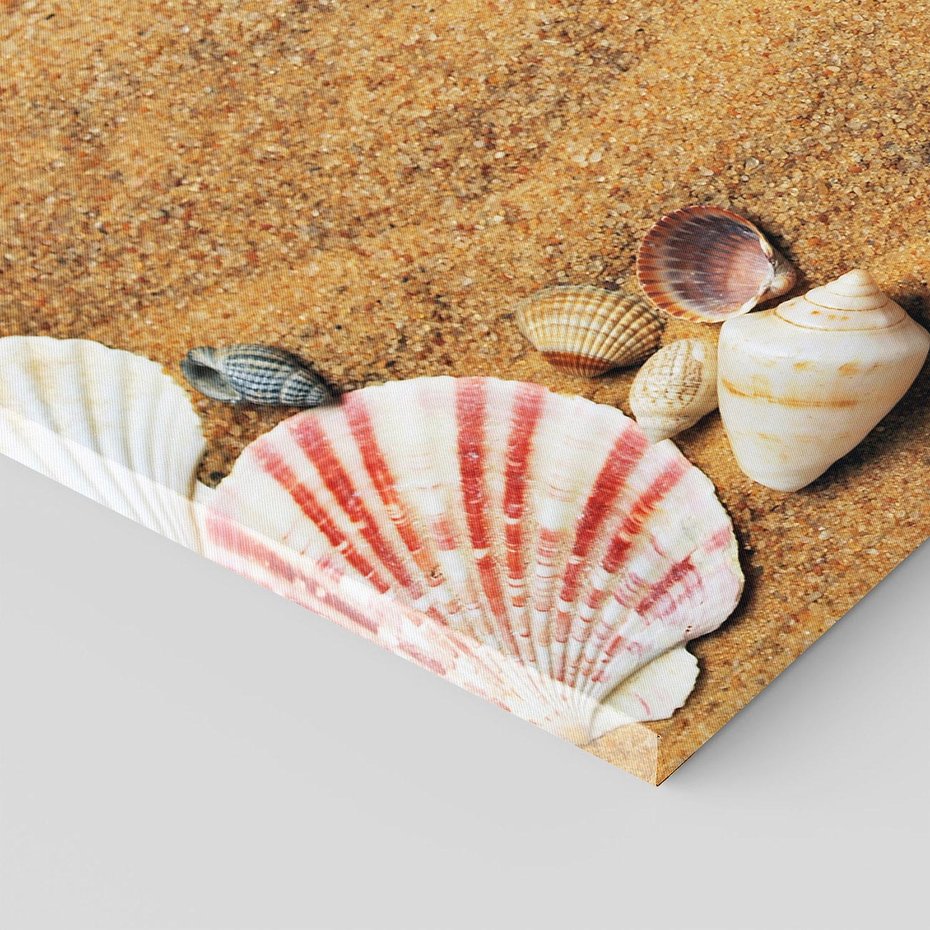 Obraz na płótnie - piasek, muszle, rozgwiazda