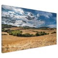 Obraz na płótnie - krajobraz, pola, niebo