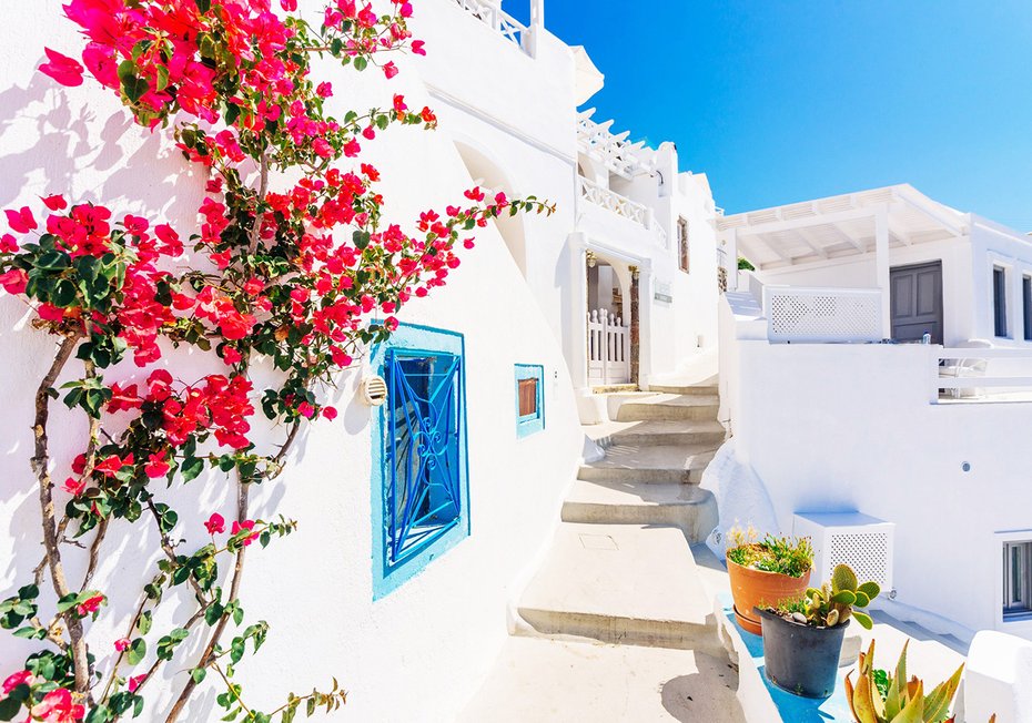 Fototapeta - Santorini, Grecja, architektura