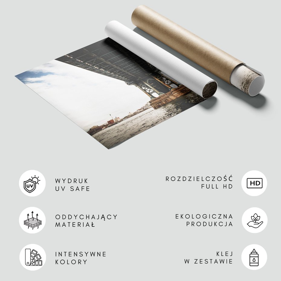 Fototapeta - most, miasto, woda