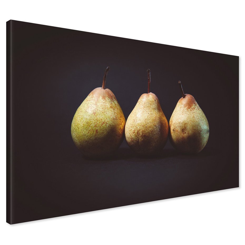 Obraz na płótnie - gruszki, owoce, jedzenie