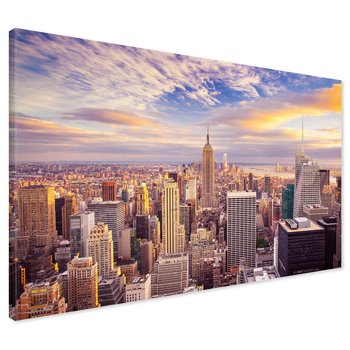 Obraz na płótnie - miasto, drapacze chmur, panorama