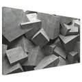 Obraz na płótnie - beton, kostki, abstrakcja