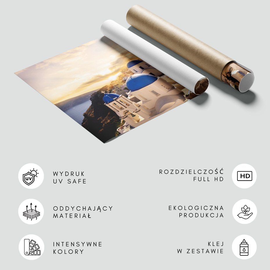 Fototapeta - Santorini, Grecja, architektura