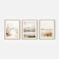Zestaw obrazy w ramie, plakaty - krajobraz, abstrakcja, natura - rama drewno