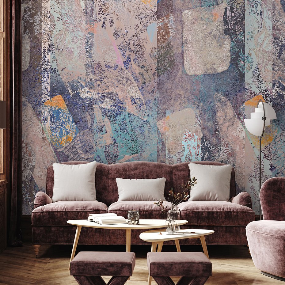 Fototapeta - loft, abstrakcja, akwarela