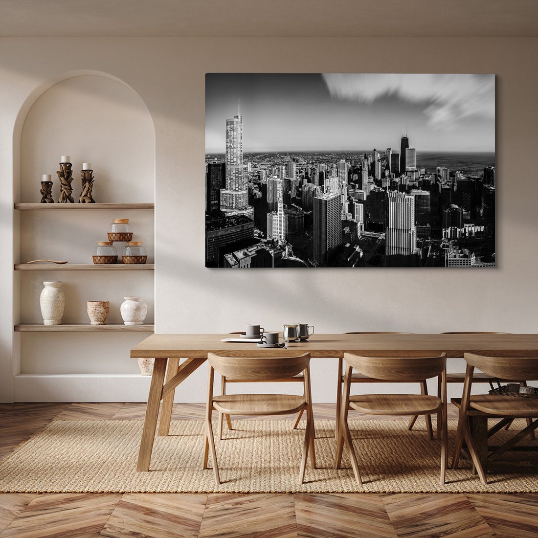 Obraz na płótnie - miasto, budynki, panorama