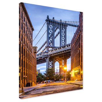 Obraz na płótnie - most, miasto, ulica