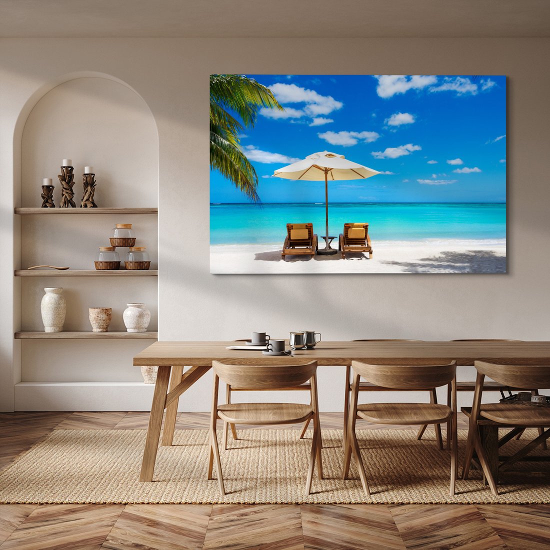 Obraz na płótnie - plaża, morze, relaks