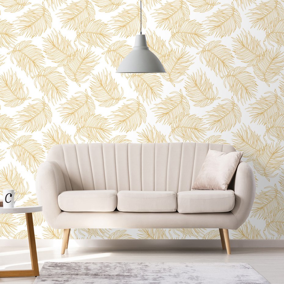 Tapeta - liście, natura, elegancja