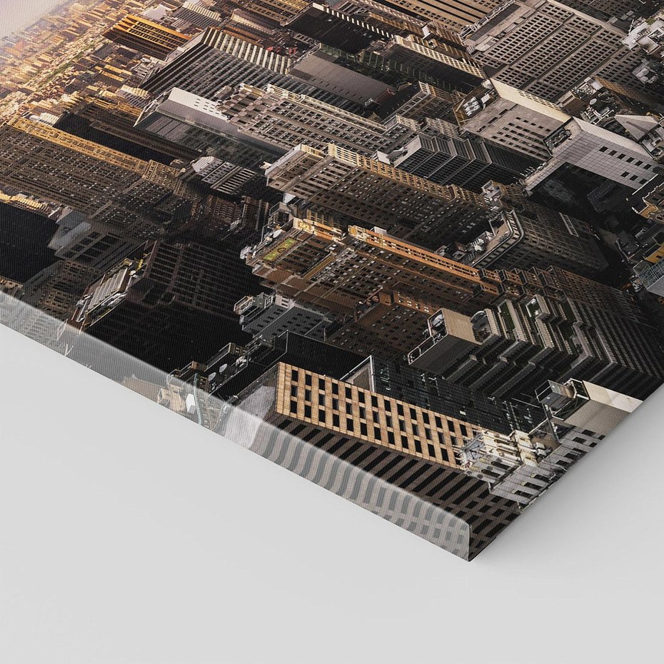 Obraz na płótnie - miasto, budynki, drapacze chmur