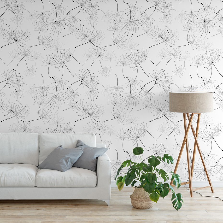 Tapeta - dmuchawce, lekkość, delikatność