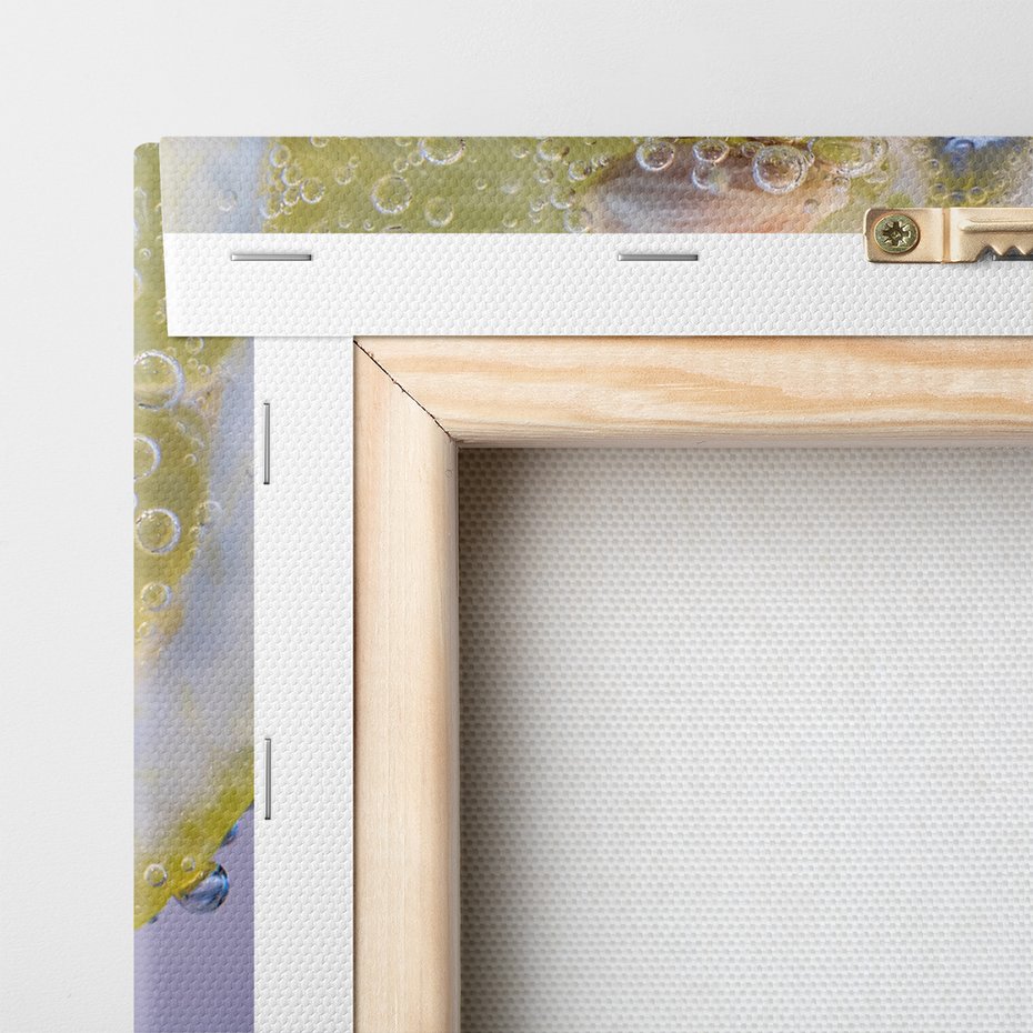 Obraz na płótnie - cytryna, bąbelki, napój