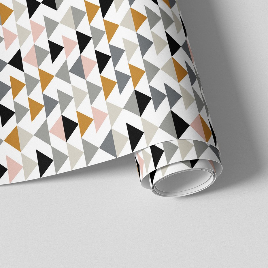 Tapeta - trójkąty, geometria, abstrakcja