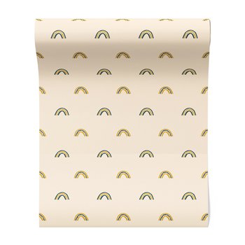 Tapeta - dziecięca, łuki, deseń,