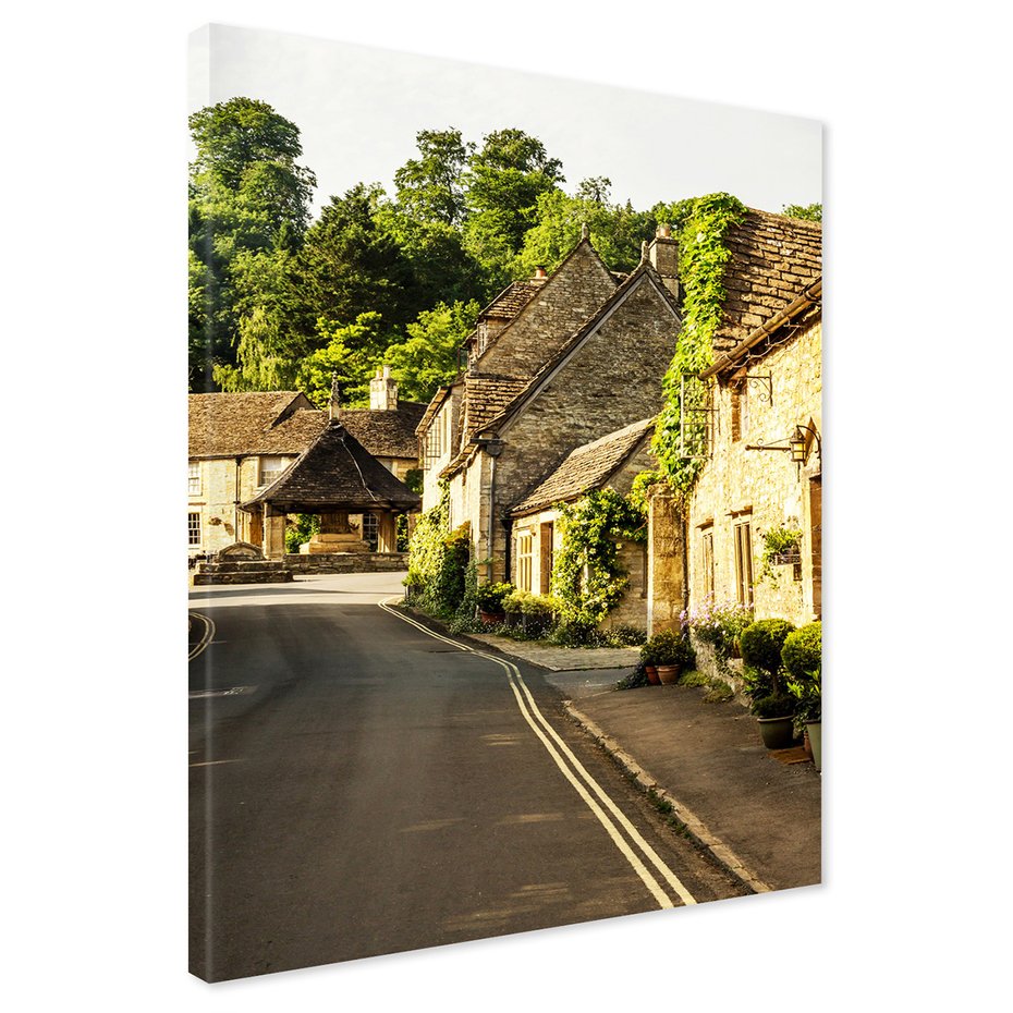 Obraz na płótnie - ulica, miasto, budynki