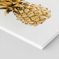 Obraz na płótnie - ananas, złoty, owoc