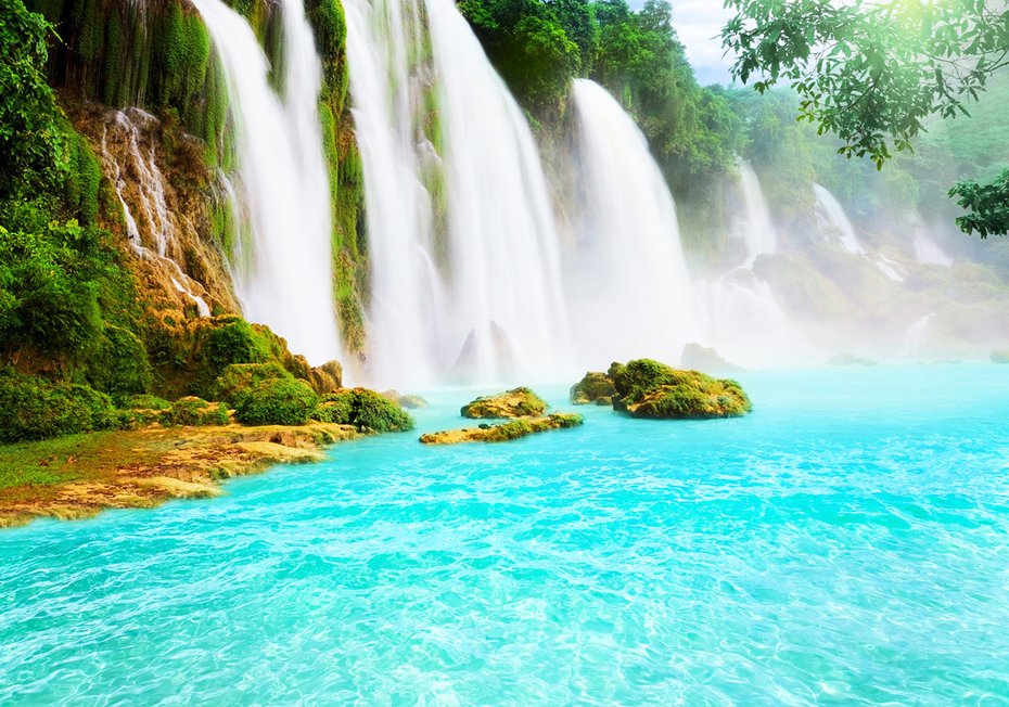 Fototapeta - wodospad, woda, natura