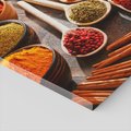 Obraz na płótnie - przyprawy, zioła, jedzenie