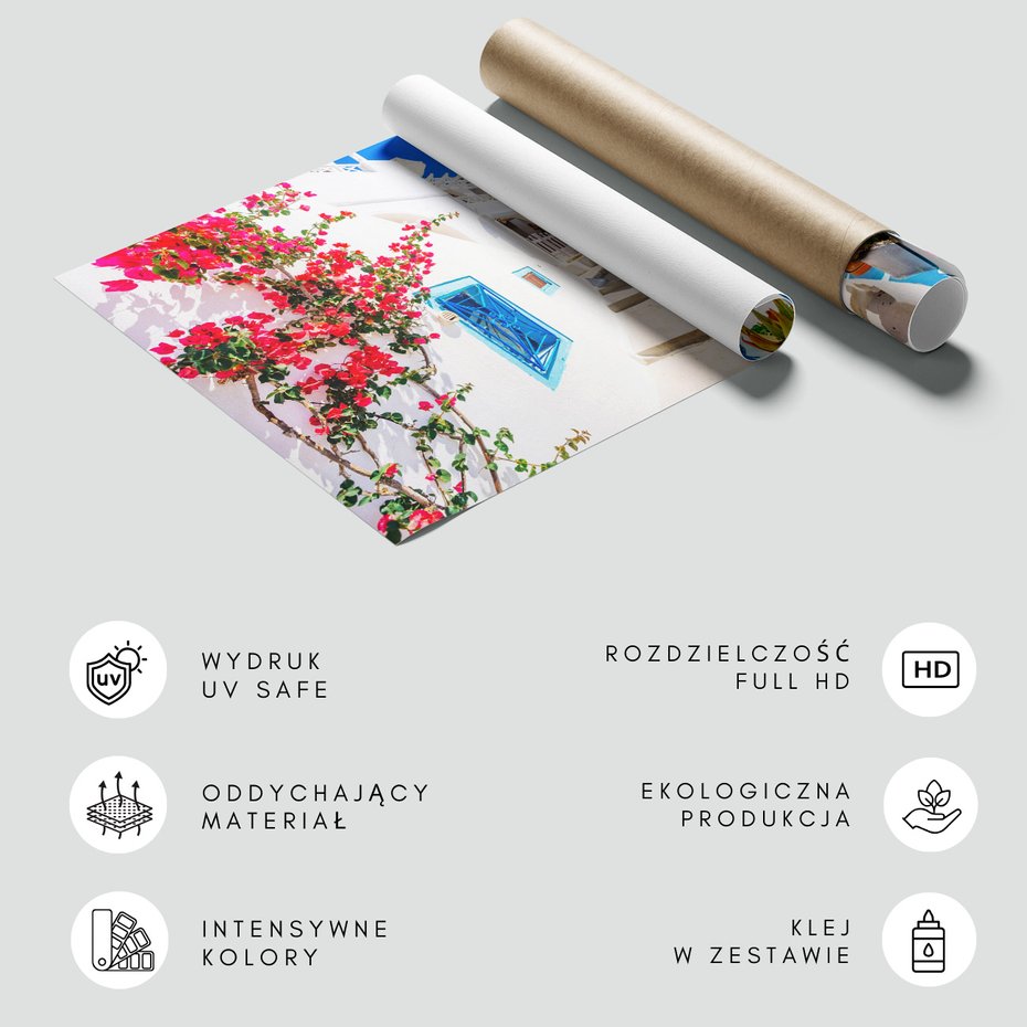 Fototapeta - Santorini, Grecja, architektura