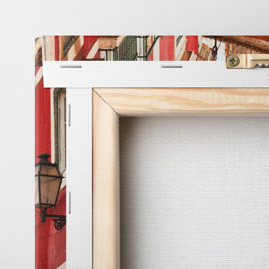 Obraz na płótnie - tramwaj, miasto, ulica