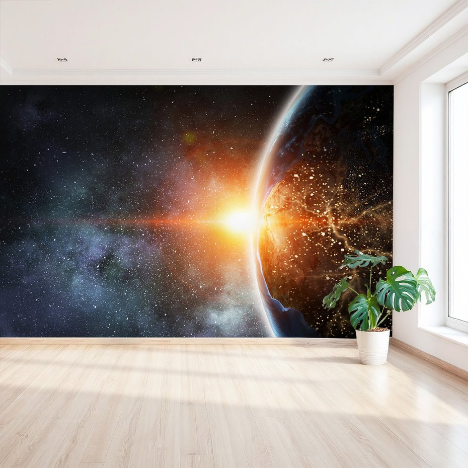 Fototapeta - kosmos, ziemia, planeta