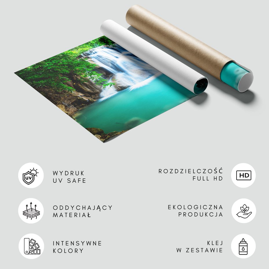 Fototapeta - wodospad, natura, woda