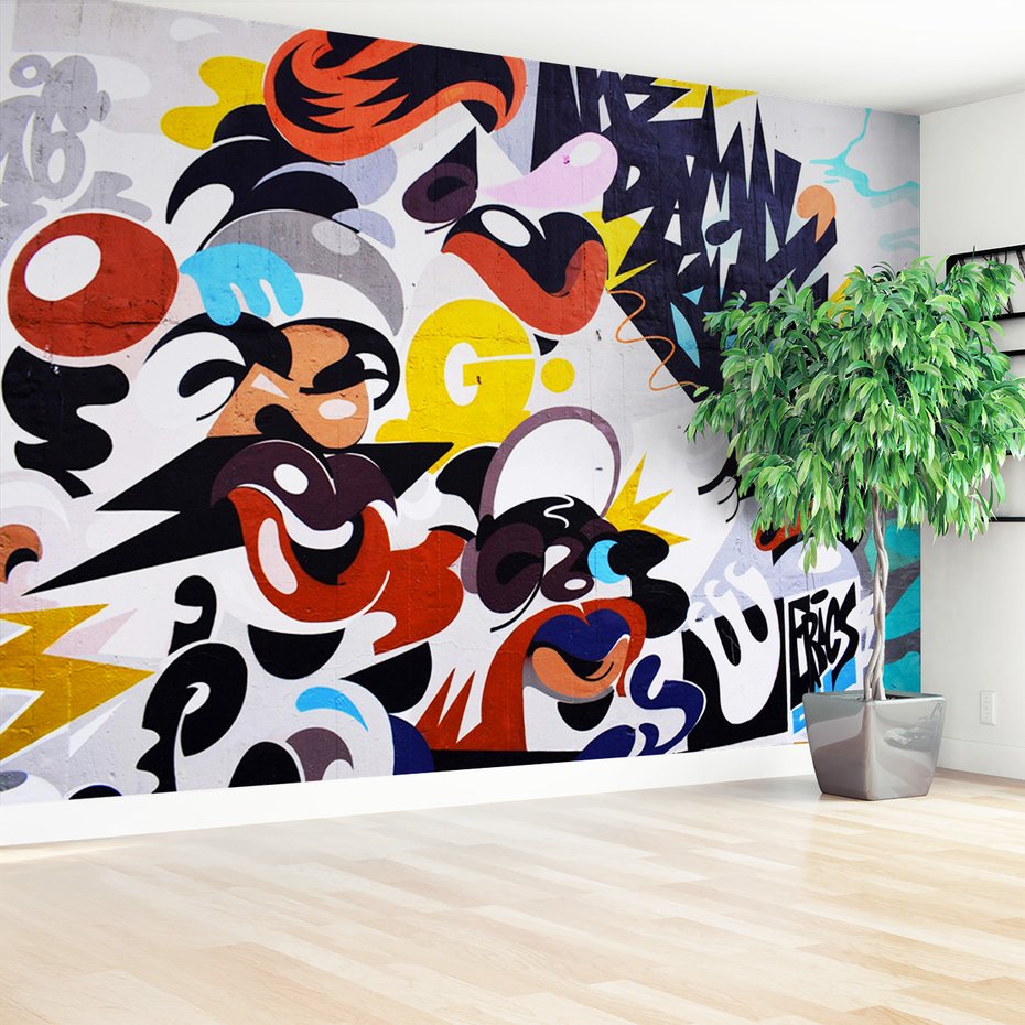 Fototapeta - graffiti, abstrakcja, sztuka