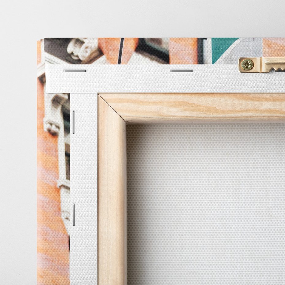 Obraz na płótnie - ulica, znaki, miasto