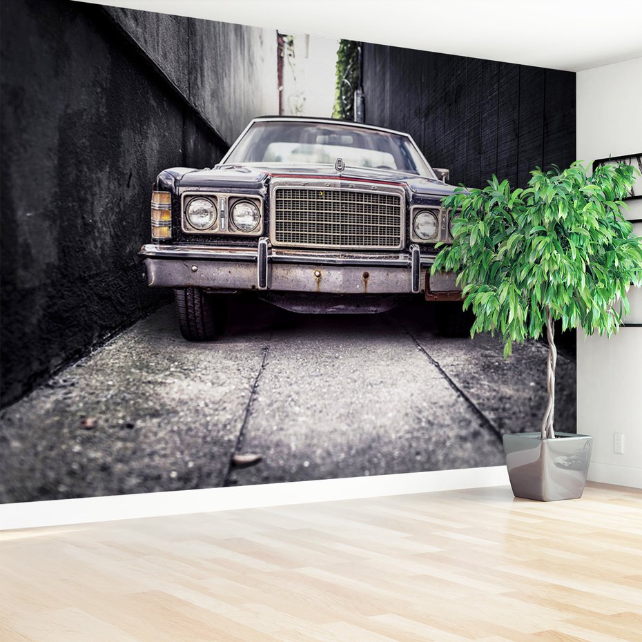 Fototapeta - samochód, ulica, klasyczny