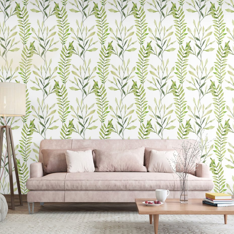 Tapeta - liście, gałązki, natura