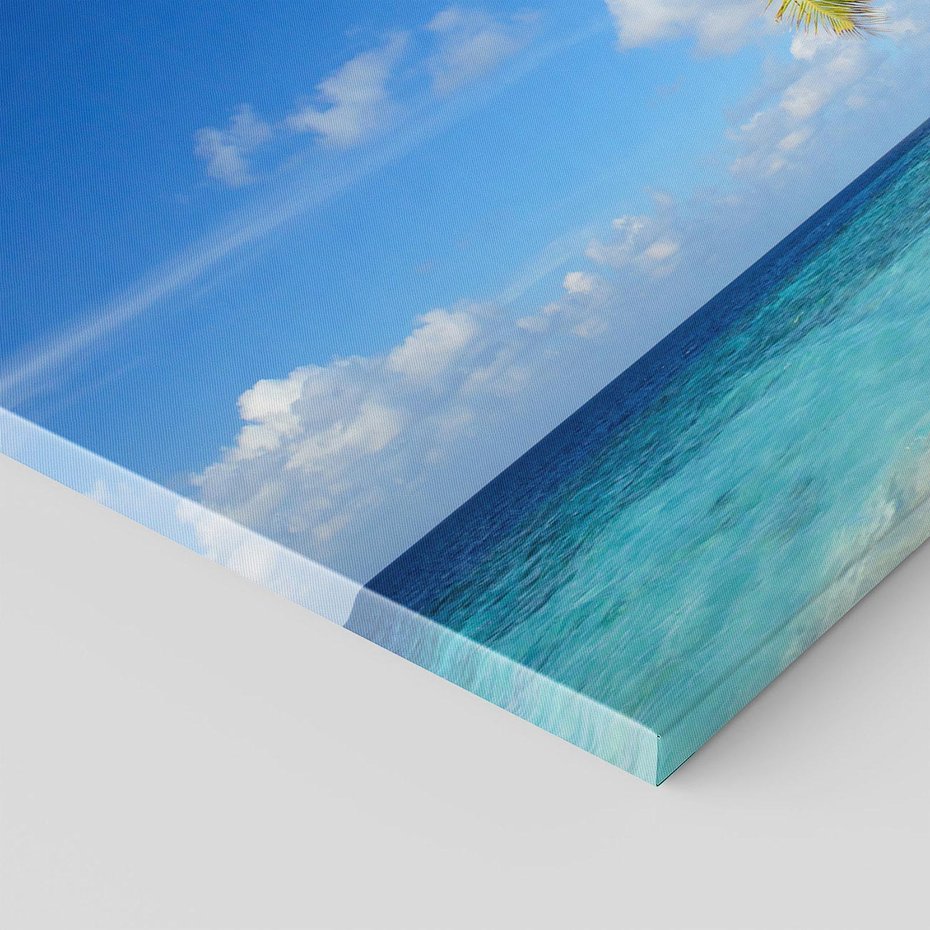 Obraz na płótnie - plaża, morze, palmy