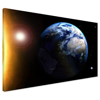 Obraz na płótnie - ziemia, słońce, kosmos
