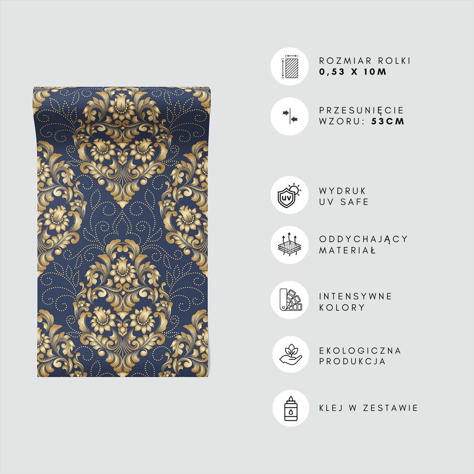 Tapeta - ornament, kwiat, elegancja